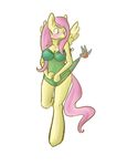  anthrofied blue_eyes blush breasts camisole cheese-u cheesecake cutie_mark equine female fluttershy fluttershy_(mlp) friendship_is_magic green_hair green_lingerie hair horse invalid_tag lingerie mammal missing_cutie_mark my_little_pony nightgown panties pegasus pink_hair plain_background pony robin robin_(character) solo thong_cut translucent transparent_clothing underwear wardrobe_malfunction well_endowed white_background wings yellow_body 