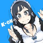  akiyama_mio alternate_costume black_eyes black_hair blush enmaided k-on! maid moudoku_(decopon3rd) solo tears 