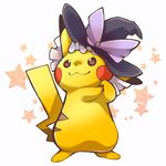  cosplay gen_1_pokemon hat kirisame_marisa kirisame_marisa_(cosplay) nigo no_humans parody pikachu pokemon pokemon_(creature) solo star tail touhou witch_hat 