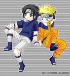  kurisu_hitomi lowres multiple_boys naruto naruto_(series) uchiha_sasuke uzumaki_naruto 