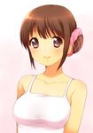  anegasaki_nene camisole collarbone love_plus mole mole_under_eye shirt solo taut_clothes taut_shirt usashiro_mani 