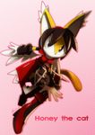  boots breasts cat dress feline female fighting_vipers gloves gradient_background hair honey_the_cat mammal nancher pattern_background purple_eyes sega solo sonic_(series) tail wings yellow yellow_body 