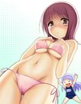  bad_id bad_pixiv_id bikini blue_hair blush breast_suppress breasts groin hips index itsuwa jitsudan long_hair looking_at_viewer looking_down lowleg lowleg_bikini medium_breasts multiple_girls one-piece_swimsuit panties purple_eyes purple_hair school_swimsuit short_hair side-tie_panties swimsuit to_aru_majutsu_no_index underboob underwear wet 