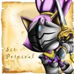  blaze_the_cat cat feline female fur gauntlets gloves kairathecatxd knight mammal mask ponytail purple purple_fur rapier sega sir_percival solo sonic_(series) sonic_and_the_black_knight sword weapon 