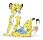  cheetah cub feline male mammal salmy solo topless young zunu-raptor zunu_raptor 