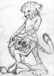  anthro azziz canine cheetah cub dressed duo feline gay male mammal mari oral penis sex spera wolf young 