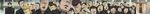  :d absurdres afro angry bald black_hair blonde_hair brown_hair buttons character_request clenched_teeth close-up comb drinking_straw everyone face facial_hair flower frown glasses goatee hair_brushing hand_on_head highres kamiyama_takashi lineup long_image looking_at_viewer male_focus mohawk mouth_hold multiple_boys mustache nose_picking open_mouth outdoors sakigake!!_cromartie_koukou school school_uniform screencap short_hair sideburns smile spoon stitched sunglasses teeth third-party_edit tongue upper_body wide_image 