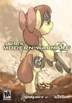  applebloom_(mlp) brown_eyes call_of_duty:_modern_warfare_2 equine female friendship_is_magic gun horse mammal modern-warmare my_little_pony parody pony ranged_weapon solo weapon 