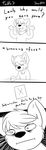  2011 anthro black_and_white canine comic english_text freckles_(artist) humor male mammal monochrome plain_background text the_truth white_background 