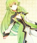  1girl breasts female green_eyes green_hair kinona long_hair martel_yggdrasill smile tales_of_(series) tales_of_symphonia 