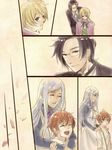  3boys alois_trancy claude_faustus female girl hannah_annafellows kuroshitsuji lucka_macken male male_focus multiple_boys 