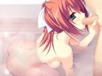  bath censored fellatio game_cg hazumi_rio katahira_haruna love_kiss nude penis red_hair 