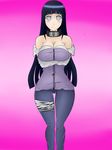  big_breasts blue_hair cute hyuuga_hinata long_hair naruto seductive sexy white_eyes 