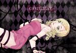  atlus blonde_hair blue_eyes catherine catherine_(game) dress drill_hair female long_hair minteas nail_polish solo twin_drills twintails 