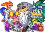  allsina angry avian bandanna beak bird blue blue_body blue_eyes boots canine eyes_closed eyewear female flying fox gloves goggles green green_body grey grey_body half-closed_eyes hawk hedgehog jet_the_hawk laugh male mammal miles_prower necklace orange orange_body plain_background pointing purple purple_body sega sonic_(series) sonic_riders sonic_the_hedgehog storm_the_albatross sunglasses sunglesses swallow_(bird) wave_the_swallow white_background 