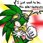  angry avian beak eyewear gloves goggles green green_body hawk jet_the_hawk male sega solo sonic_(series) sonic_riders teeth unknown_artist 