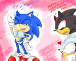  &hearts; &lt;3 accidentally_gay anthro black black_fur blood blue blush bra crossdressing disgusted duo fur gloves green_eyes half-closed_eyes hedgehog lipstick male mammal missyuna nosebleed panties red_eyes sega shadow_the_hedgehog shoes silver_the_hedgehog sonic_(series) sonic_the_hedgehog sparkles underwear white white_fur yellow_eyes 