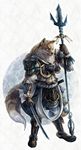  ???? canine fox kazashino mammal polearm solo spear sword weapon 