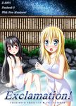  black_hair blonde_hair blue_eyes blush hair_censor highres k-on! long_hair multiple_girls nakano_azusa nude onsen red_eyes saitou_sumire shindou_tsukihito towel 