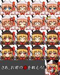  &gt;_&lt; :d ^_^ anger_vein angry bad_id bad_pixiv_id banned_artist blonde_hair blue_eyes blush bow bowtie closed_eyes expressions faceset happy hat highres kamen_rider kamen_rider_w kisaragi_zwei lily_black lily_white multiple_girls o_o open_mouth outstretched_arms parody red_eyes smile sweatdrop tears touhou translated wings xd 