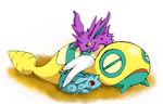  dunsparce nidoran nidorino pokemon red_eyes wings 