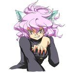  androgynous claws face grin hands hunter_x_hunter neferpitou oekaki smile solo teeth untan 