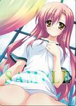  1girl blush female hayate_no_gotoku! katsura_hinagiku long_hair lowres pink_hair solo 