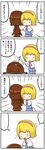  2girls 4koma alice_margatroid blonde_hair blush chibi chocolate comic female_pervert highres kirisame_marisa multiple_girls pervert potaaju spoken_ellipsis touhou translated 