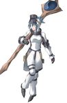  armor capcom female girl khezu_(armor) listless_time ment monster_hunter simple_background staff weapon 