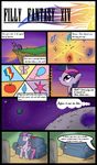  14_million_hits apple_cutie_mark balloon_cutie_mark butterfly_cutie_mark comic cutie_mark earth elements_of_harmony eqestriadaily equine female feral filly_fantasy_14 friendship_is_magic gem_cutie_mark hair horn horse mammal moon multi-colored_hair my_little_pony parody pony purple_body purple_eyes rainbow_cutie_mark sitting sofa solo speccysy star_cutie_mark stars television twilight_sparkle_(mlp) unicorn unimpressed video_games 