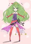  bad_id bad_pixiv_id bare_shoulders belt blush chibi earrings elbow_gloves final_fantasy final_fantasy_vi fingerless_gloves garter_straps gloves green_eyes jewelry long_hair necklace open_mouth ponytail rubrub solo thighhighs tina_branford very_long_hair 
