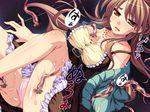  1girl blush female game_cg girl hoshoku_game komoda monster panties tentacle underwear 
