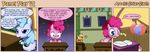  applejack applejack_(mlp) balloons book breaking_the_fourth_wall cheating classroom comic cub cute desk dialog dialogue earth_pony equine female feral fluttershy fluttershy_(mlp) friendship_is_magic fur hair horn horse mammal my_little_pony nervous original_character pencil pink_body pink_fur pink_hair pinkie_pie_(mlp) plushie pony solar-slash soulful_note soulful_note_(mlp) teacher test text unicorn young 