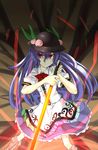  bad_id bad_pixiv_id blue_hair hat hati105 hinanawi_tenshi long_hair red_eyes solo sword_of_hisou touhou 