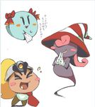  fang ghost goombella hat koki_(ryoushikiha) mario_(series) no_humans paper_mario paper_mario:_the_thousand_year_door resaresa super_mario_bros. translation_request vivian_(paper_mario) 