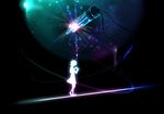  crystal hoshi_wo_ou_kodomo jewelry necklace silhouette sky solo star_(sky) starry_sky syanisu watase_asuna 