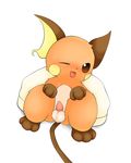  brown_eyes cum cumshot erection hands-free haribo198 looking_at_viewer male nintendo nude one_eye_closed orgasm penis plain_background pok&#233;mon pok&eacute;mon raichu schnecken sitting solo tail tongue tongue_out video_games white_background 