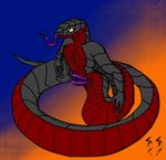  _socialscalie male multi_cock naga penis reptile scalie snake socialscalie socialscalie_(character) solo 