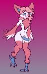 avian balls beak big_ears bird blue_eyes blue_legs blue_penis claws ears_up erection feather_hands feathered_crest feathered_wings feathers feet femboy fingers fluffy fluffy_chest fur genitals hair head_crest hi_res hybrid limetentacle male multicolored_body multicolored_fur nude penis pink_body pink_fur pink_hair pubes short_beak solo solo_focus standing toe_claws toes two_tone_body white_body white_fur white_head wings