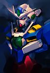  armor gundam gundam_00 gundam_00_a_wakening_of_the_trailblazer helmet hironox machinery mecha no_humans weapon 