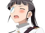  black_hair close crying sakamoto_mio strike_witches vector white 