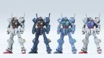  3d aeug char&#039;s_counterattack clenched_hands color_variation colored_lineart commentary_request earth_federation earth_federation_space_forces emblem fusion gassan_(7nan8ku) gradient_background gundam gundam_mk_ii gundam_msv highres machinery mecha mecha_focus missile_pod no_humans nu_gundam nu_gundam_mp_type original realistic redesign robot roundel science_fiction titans_(gundam) v-fin zeta_gundam 