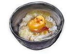  bowl chick egg food hata_hiroyuki no_humans original rice 