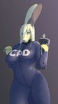  big_breasts blue_eyes breasts chubby diver diving_suit female frank frank_westerveldt grey_background hair huge_breasts kangaroo long_ears long_hair looking_at_viewer mammal marsupial oxygen_tank plain_background pose ritts solo tail wet white_hair wide_hips 