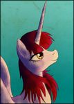  alicorn female friendship_is_magic horn horse lauren_faust_(character) lauren_faust_(mlp) mammal my_little_pony ponification pony portrait profile scottfraser simple_background solo winged_unicorn wings 