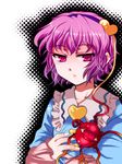  hairband komeiji_satori n-mix pink_eyes pink_hair solo third_eye touhou 