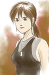  asian athena_(galactica) battlestar_galactica boomer_(galactica) brown_eyes brown_hair dog_tags ponytail sharon_agathon sharon_valerii solo taganer 