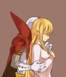  1girl blonde_hair blue_eyes cape ghirahim gloves long_hair mutsuki_kaya princess_zelda the_legend_of_zelda the_legend_of_zelda:_skyward_sword white_hair 