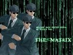  fate/stay_night fate_(series) kuzuki_souichirou multiple_boys parody the_matrix 