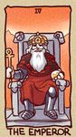  beard crown facial_hair ikkyuu lowres male_focus old_man original sitting solo tarot the_emperor throne white_hair 